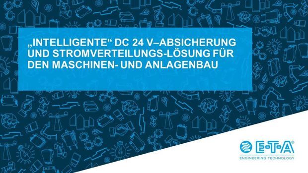 Image for page 'Intelligent DC 24 V fuse protection and power distribution solution for machine and plant construction'