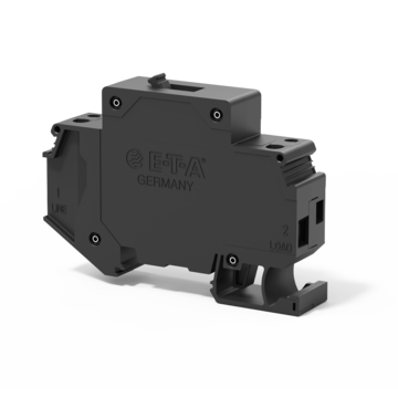Typ 8340-T von E-T-A: Ein- und mehrpoliger Schutzschalter mit magnetischer oder hydraulisch-magnetischer Auslösung.