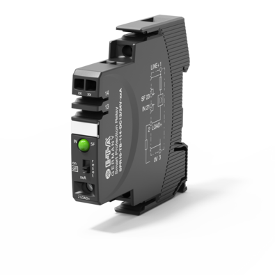 Typ SPR10-T von E-T-A: Erweitert die Produktgruppe “Elektronische Schutzschaltrelais“ für DC 12V und DC 24V Anwendungen. 