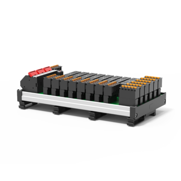 Typ SVS15 von E-T-A: SVS15 für DIN-Hutschienenmontage verteilt von einem DC 24 V Schaltnetzteil eingespeisten Spannungspot.